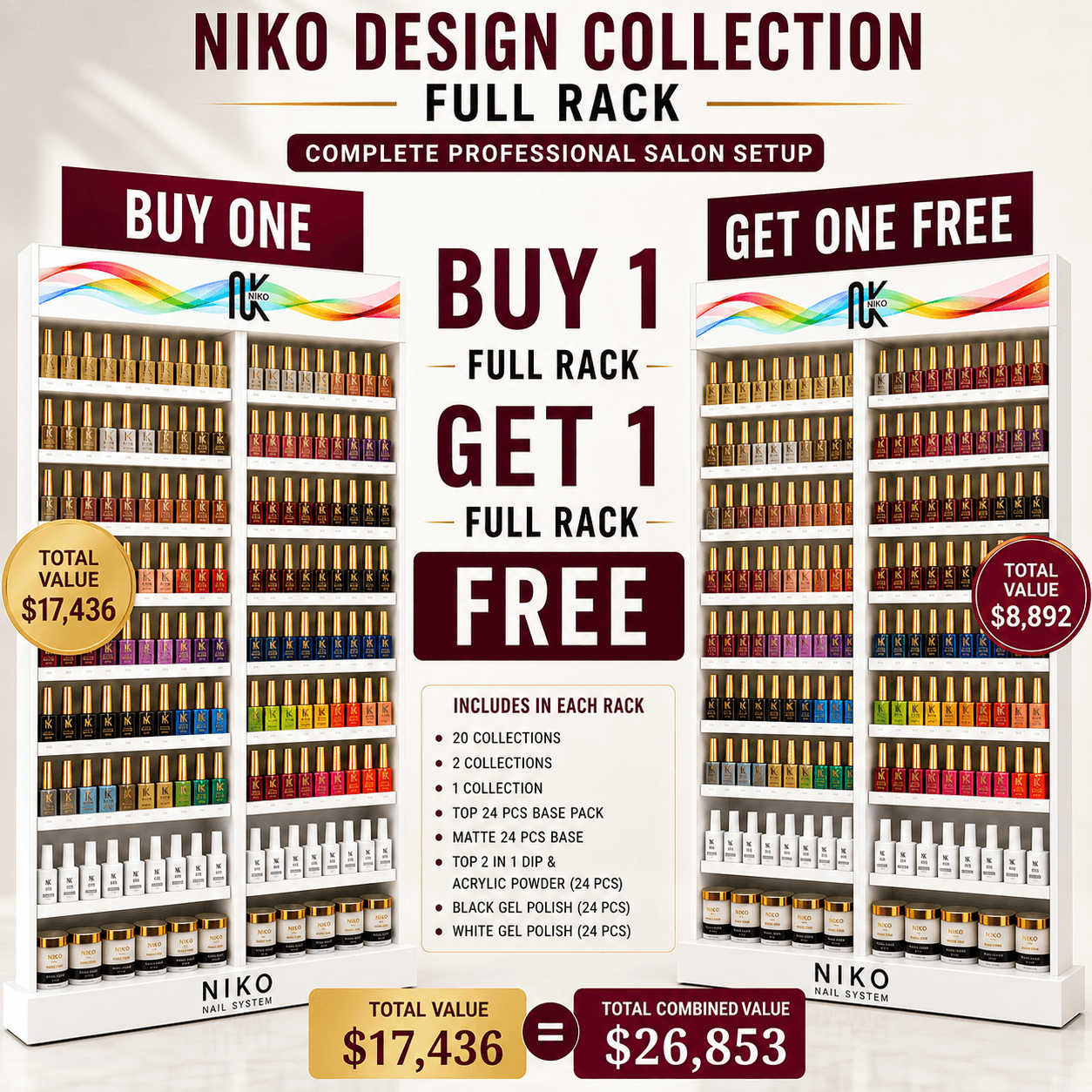NIKO Design Collection Full Rack - Offer # 1