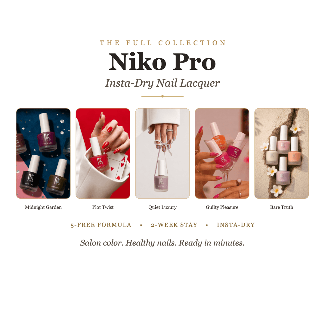 NIKO PRO Entire Collection of 60 Shades - 60 Bottles - One Bottle per Shade