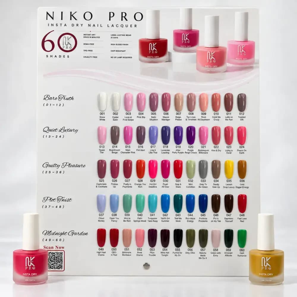 NIKO PRO COLOR CHART