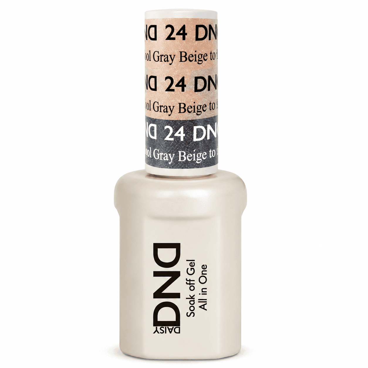 DND - Mood Change Gel - Beige to Cool Gray 0.5 oz - #D24