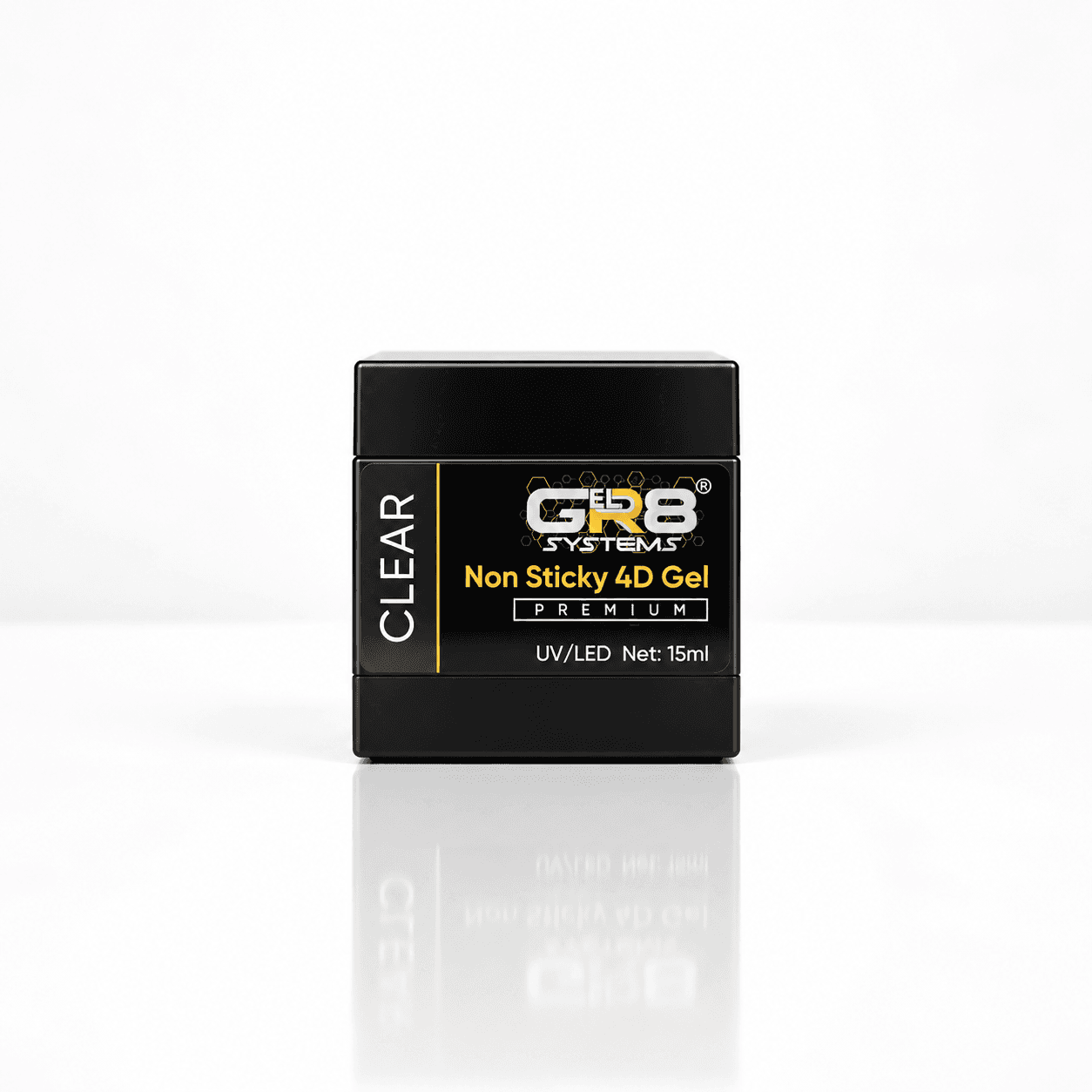 GR8 NON STICKY 4D GEL - CLEAR (15ml)