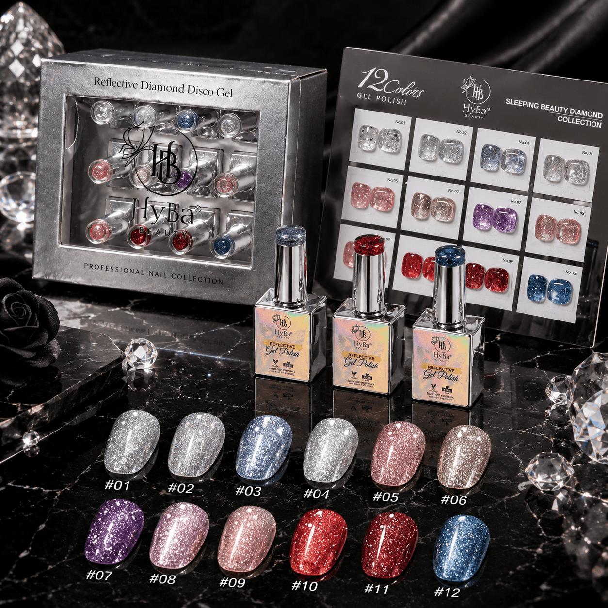 Sleeping Beauty Diamond Collection - 12 colors Box Set