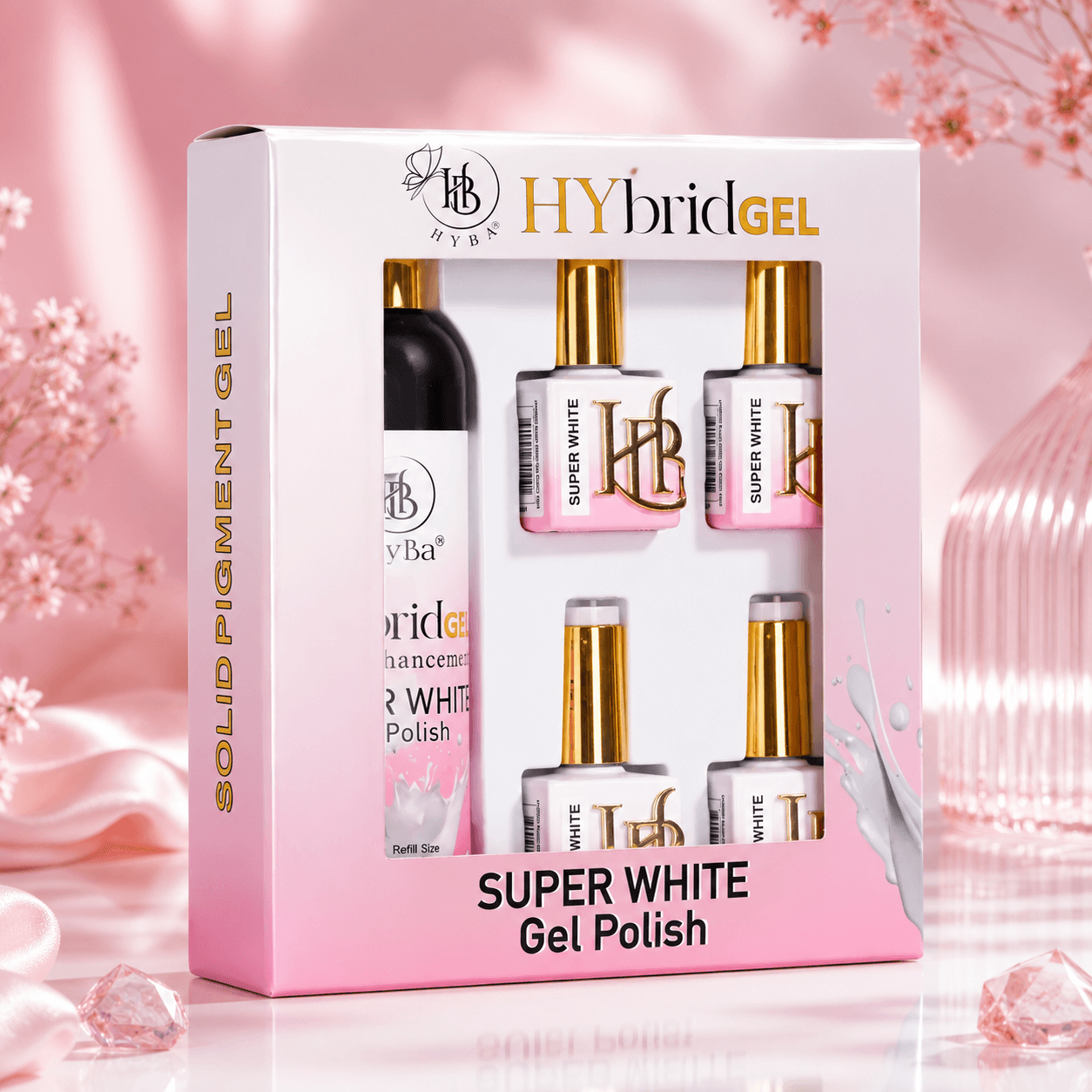 Super White Gel Polish - Reffil Kit