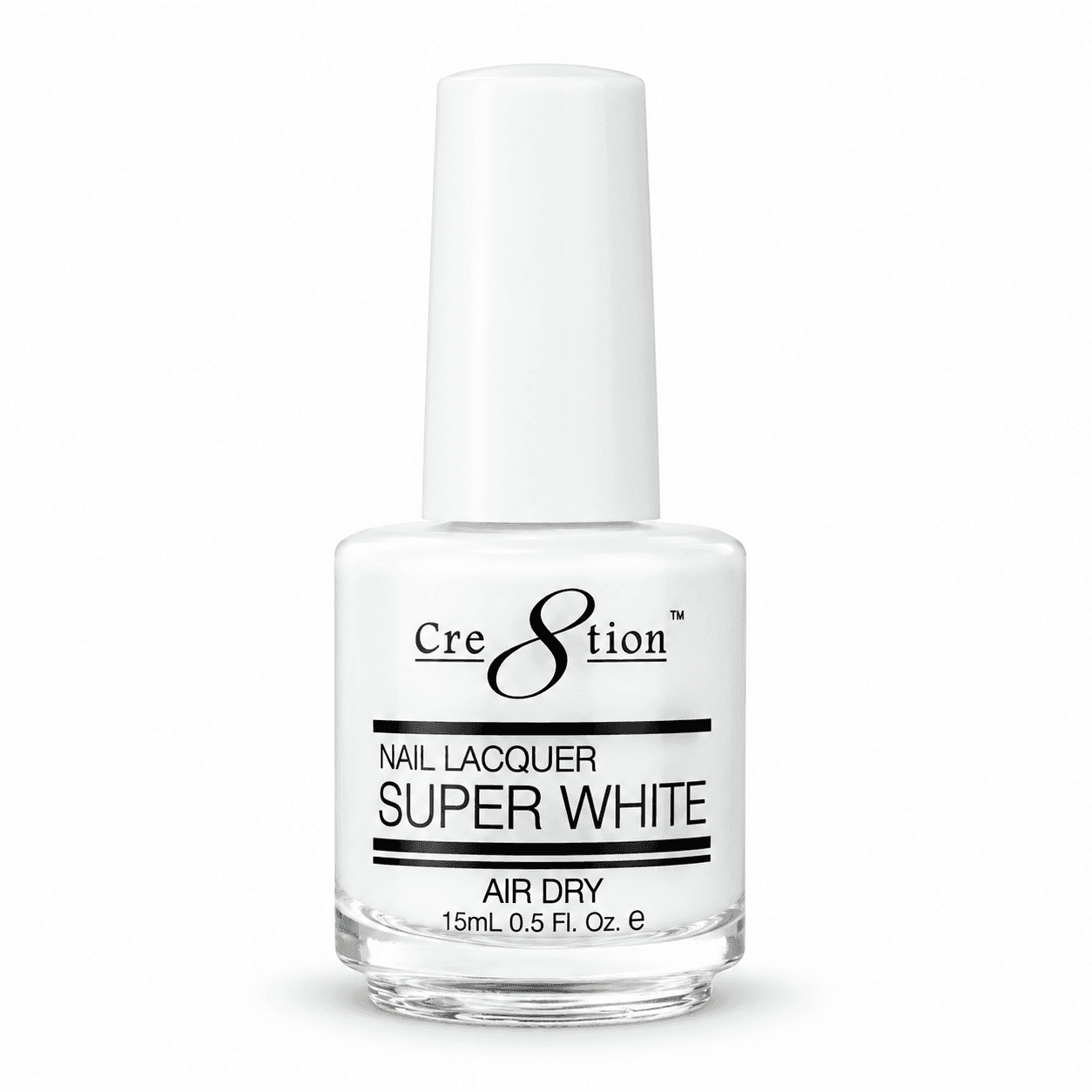 Cre8tion Lacquer Polish - Super White