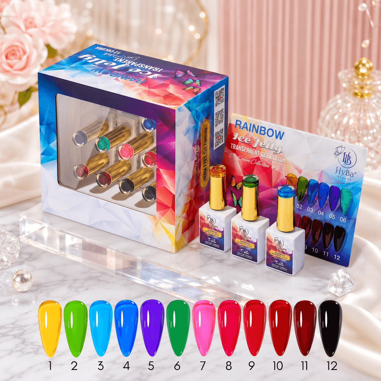 Rainbow Ice Jelly Collection 2 - Full Set - 12 Colors